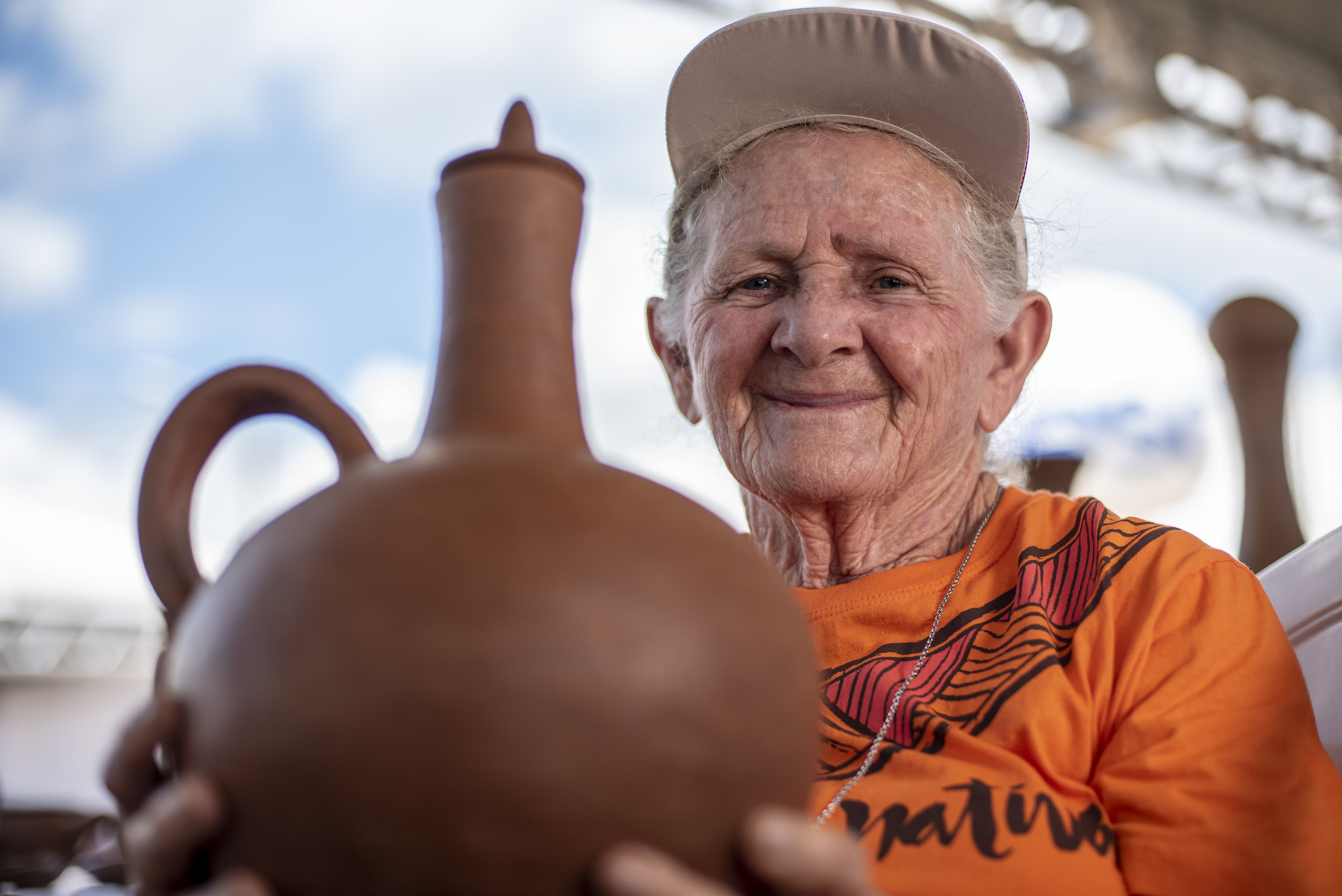 Loiceiros e loiceiras do Ceará apresentam artesanato em barro no Encontro Herança Nativa