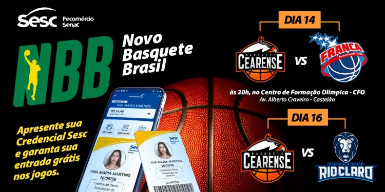 Credencial Sesc dá acesso gratuito aos próximos jogos do NBB