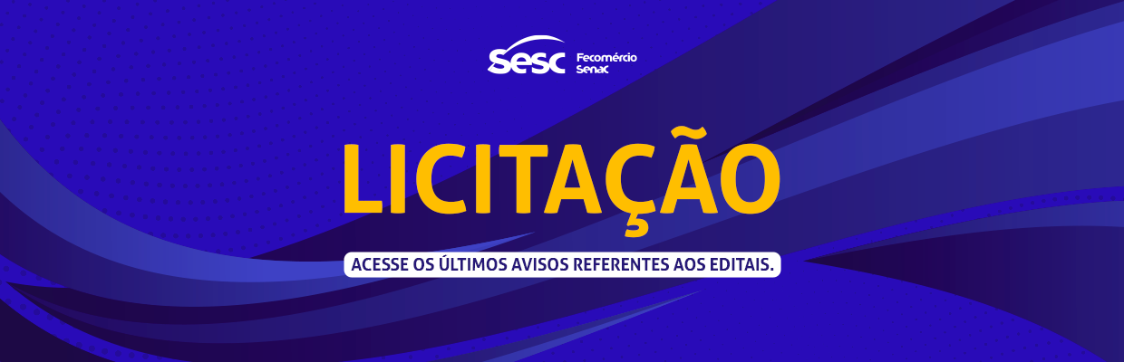 Licitações Sesc