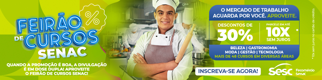 Cursos abertos Senac