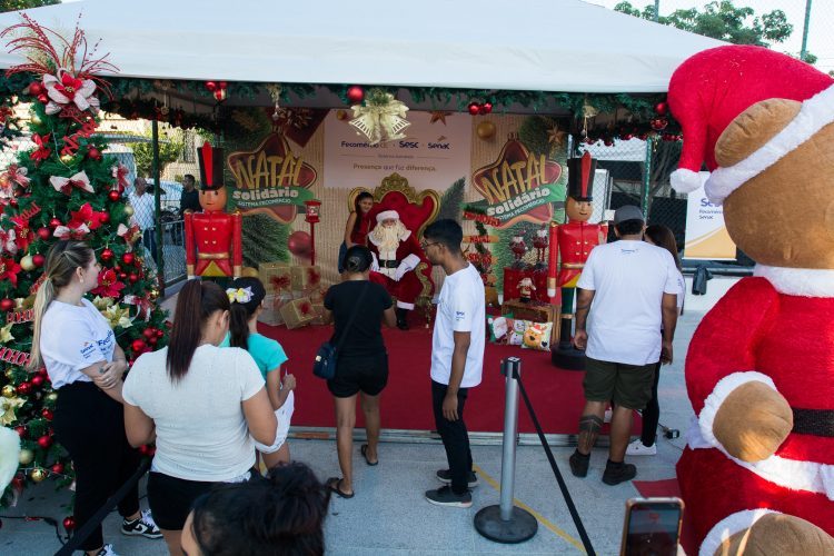 Natal Solidário do Sistema Fecomércio reforça missão do Sesc e Senac e movimenta Fortaleza