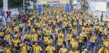 Primeira etapa do CicloSesc Ceará reúne mais de 10 mil ciclistas no Dia do Trabalhador